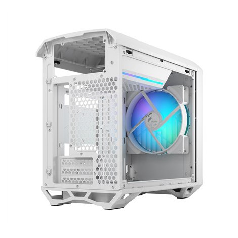 Fractal Design | Torrent Nano RGB White TG clear tint | Side window | White TG clear tint | Power supply included No | ATX - 12
